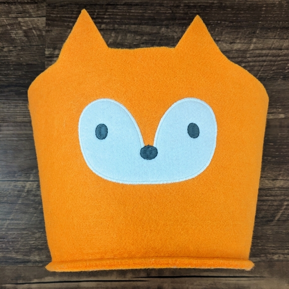 Cloud Island Orange Fox Felt Storage Bin - Picture 5 of 5